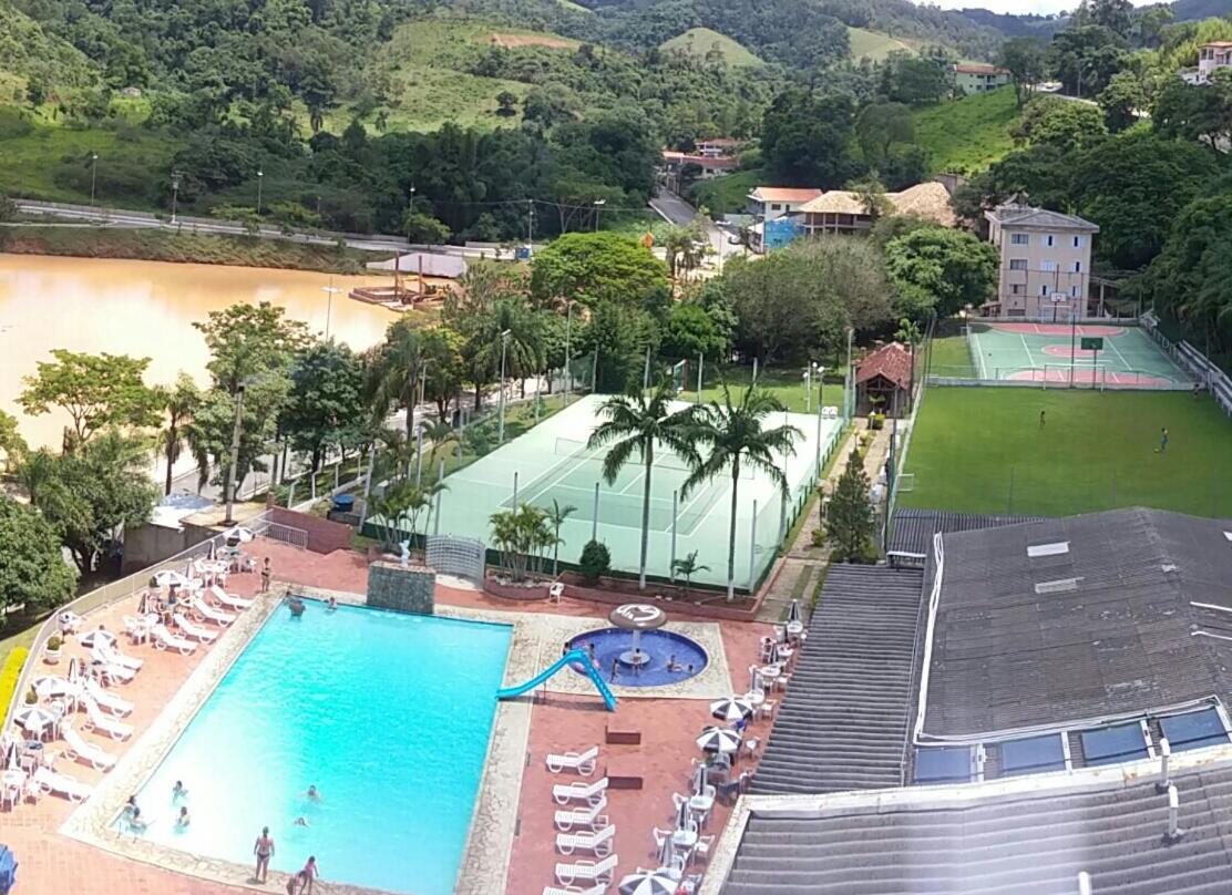 Flat Cavalinho Branco - Vista Do Lago E Piscina Aquecida Aguas de Lindoia Luaran gambar